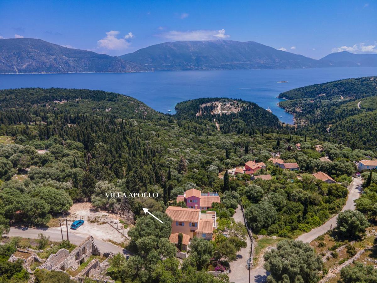 Villa Apollo Up To 8Px, Private Pool Fiskardo Buitenkant foto