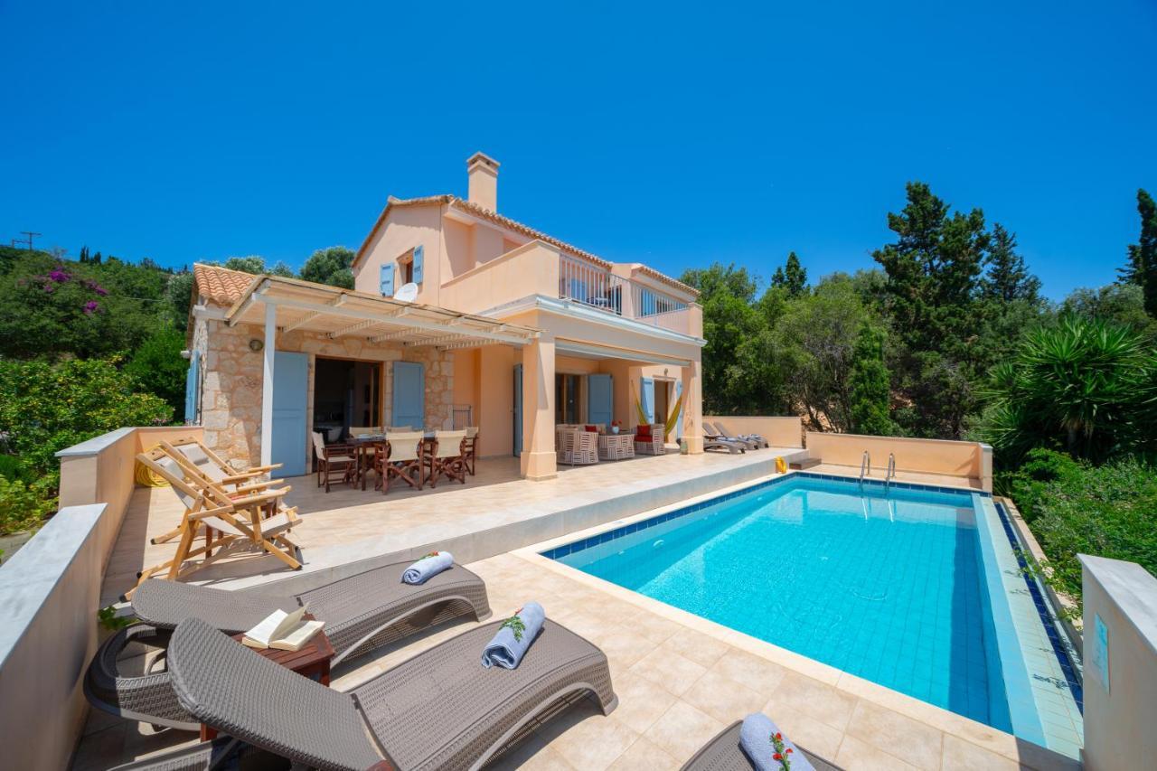 Villa Apollo Up To 8Px, Private Pool Fiskardo Buitenkant foto