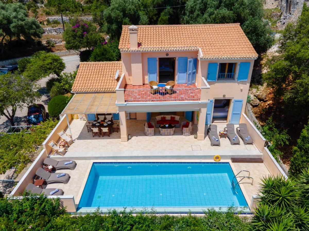 Villa Apollo Up To 8Px, Private Pool Fiskardo Buitenkant foto