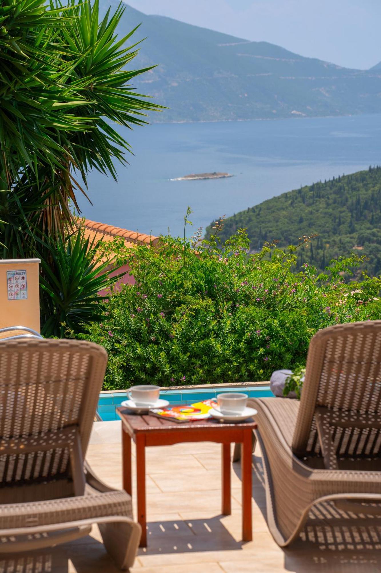Villa Apollo Up To 8Px, Private Pool Fiskardo Buitenkant foto