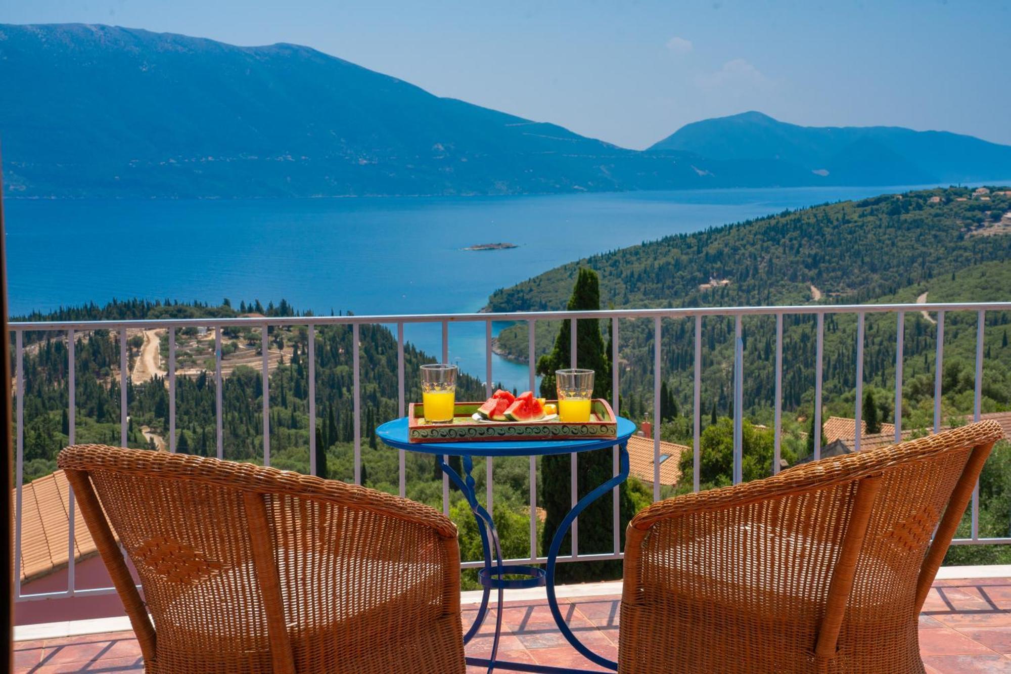 Villa Apollo Up To 8Px, Private Pool Fiskardo Buitenkant foto