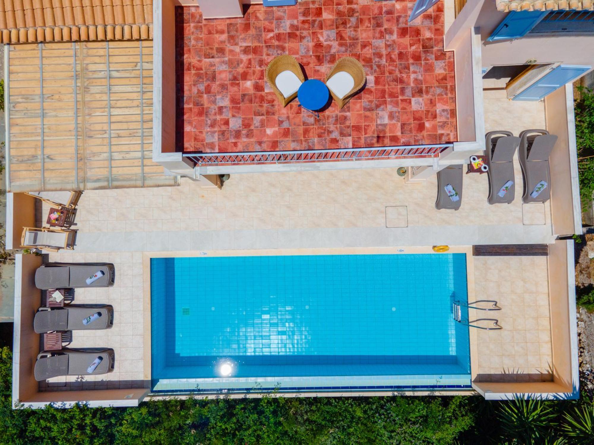 Villa Apollo Up To 8Px, Private Pool Fiskardo Buitenkant foto